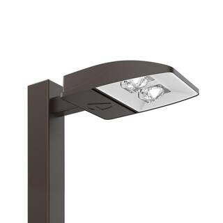 Lithonia Lighting Contractor Select 400- Watt Equivalent Integrated LED Dark Bronze Weather Resistant Area Light 4000K ESX1 LED P4 40K R3 MVOLT UPA BLS DDBXD