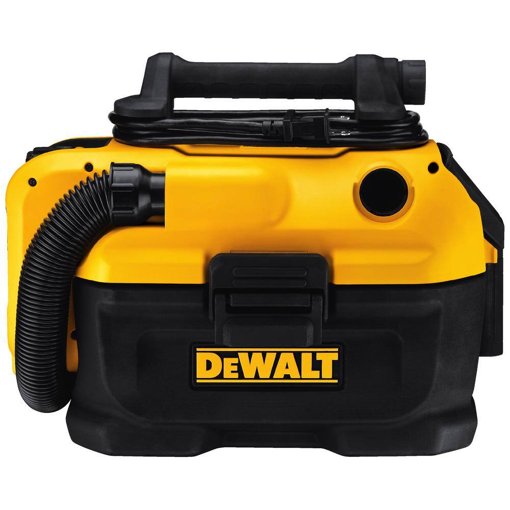 DW 2 Gal. MAX CordlessCorded WetDry Vacuum and (1) 20V MAX Compact Lithium-Ion 2.0Ah Battery DCV581Hwb