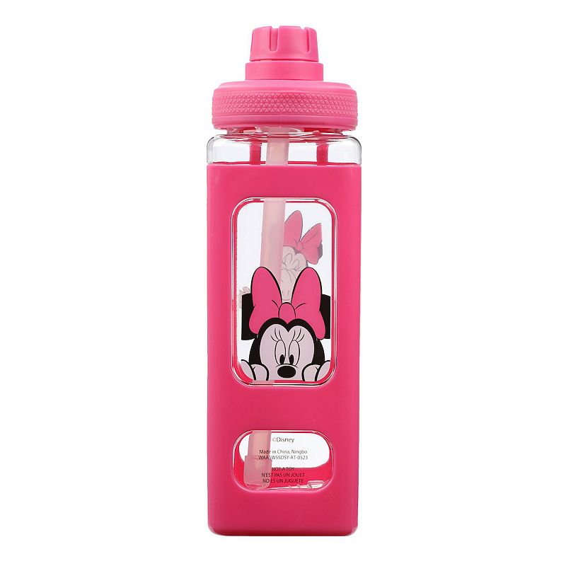 Disney's Minnie Mouse Square Flip-Top Water Bottle