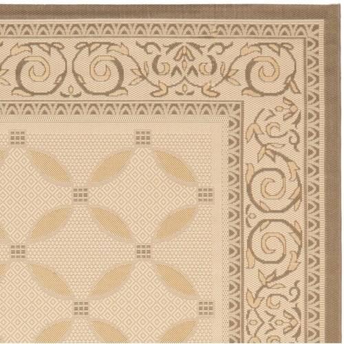 Safavieh Courtyard Cohen Vine Bordered Outdoor Area Rug or Runner