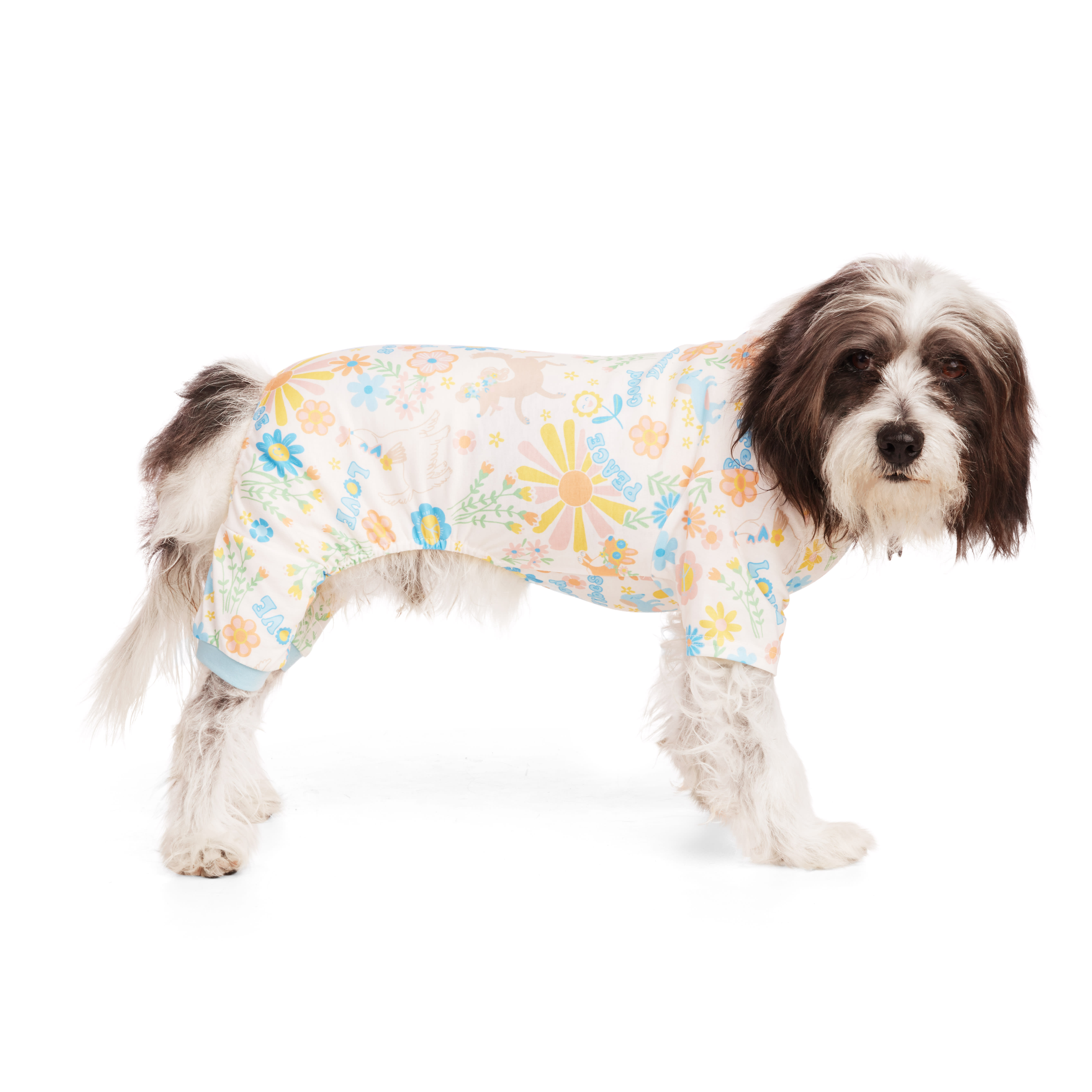 YOULY Hippie Pup Dog Pajamas， X-Small