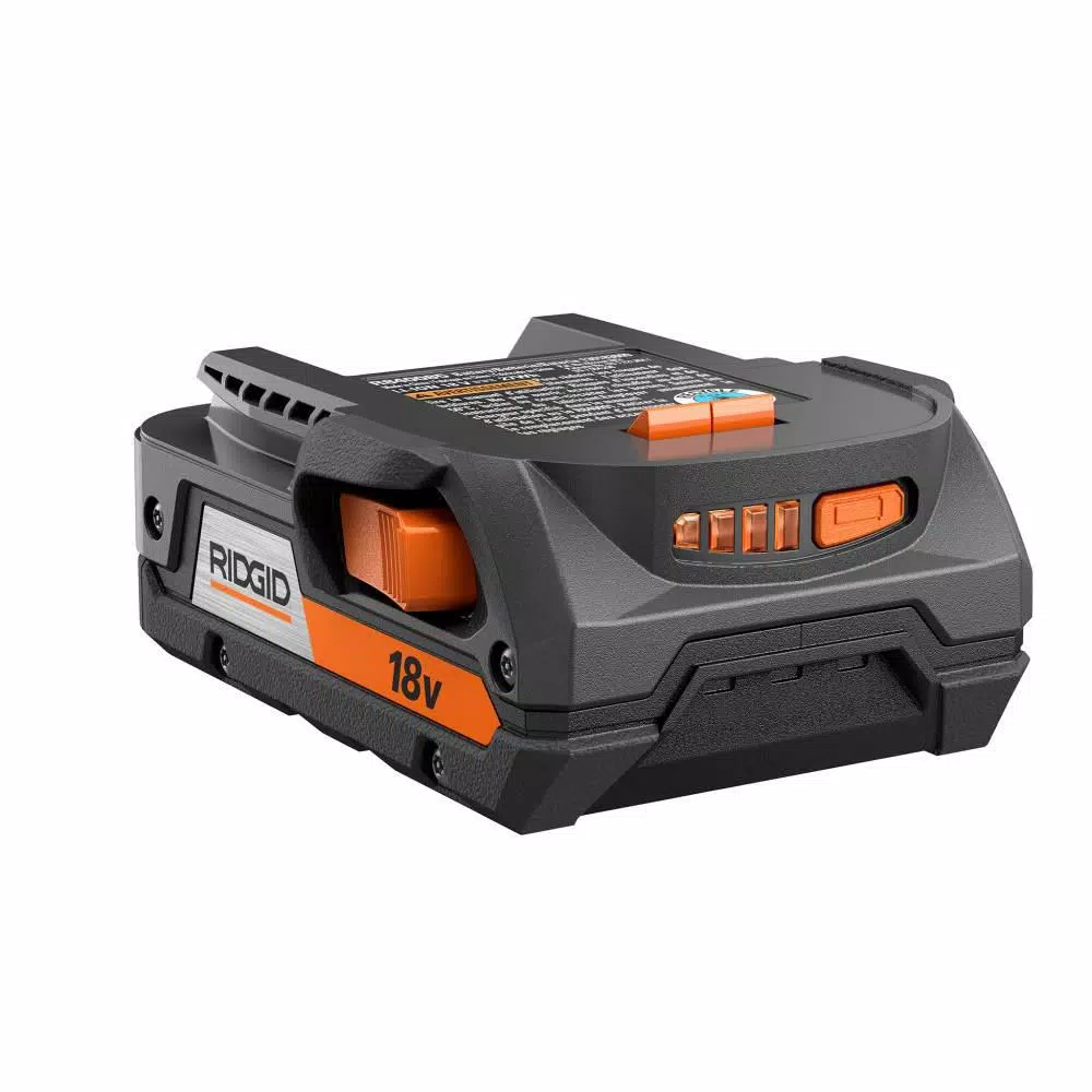 RIDGID 18-Volt Hybrid Folding Panel Light with 18-Volt Lithium-Ion 2.0 Ah Battery and Charger Kit and#8211; XDC Depot