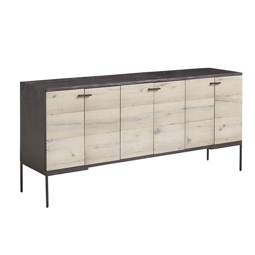 Forest Modern   Contemporary Reclaimed Oak Sideboard