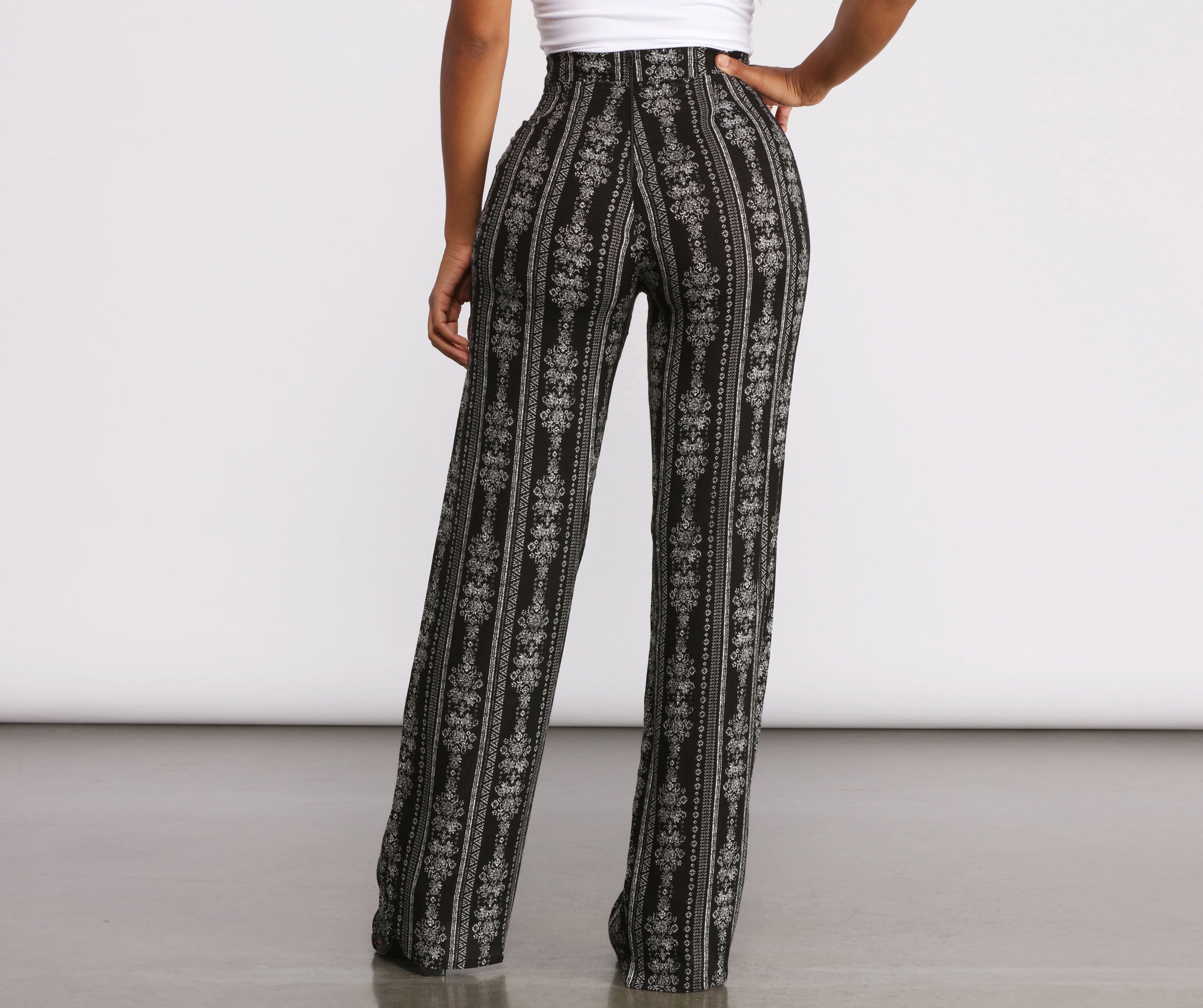 Bring On The Boho Vibes Printed Pants