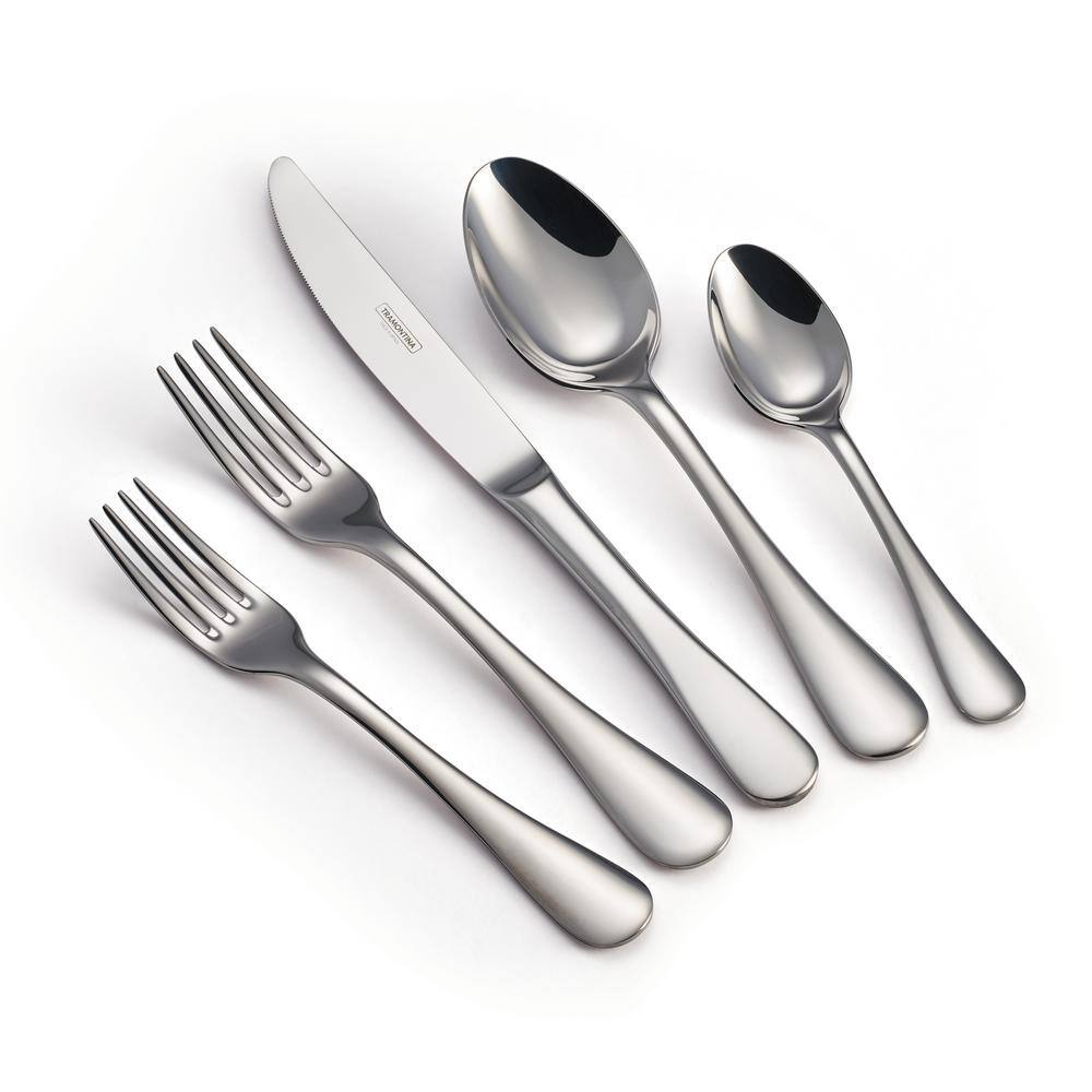 Tramontina Classic 45-Piece 1810 Stainless Steel Flatware Set 80322003DS