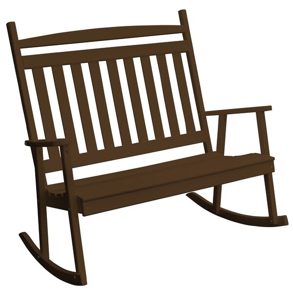 Pine Double Classic Porch Rocker