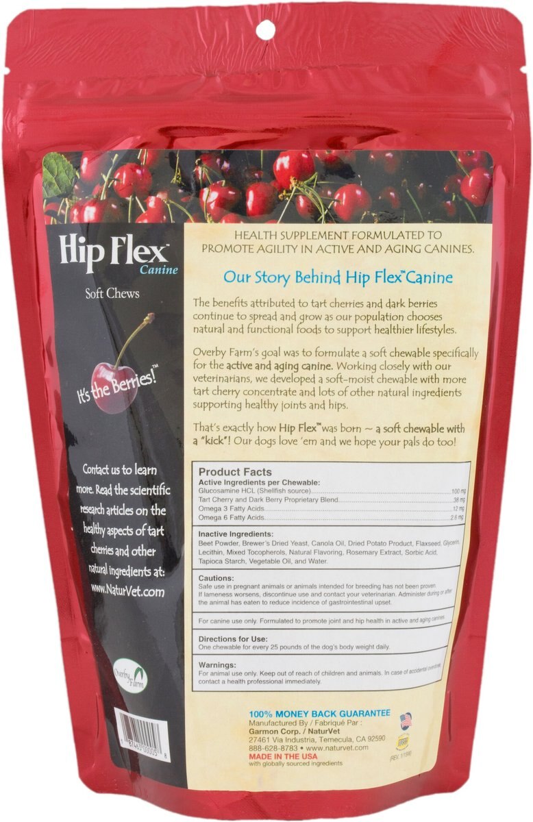 Overby Farm Hip Flex Canine Soft Chews