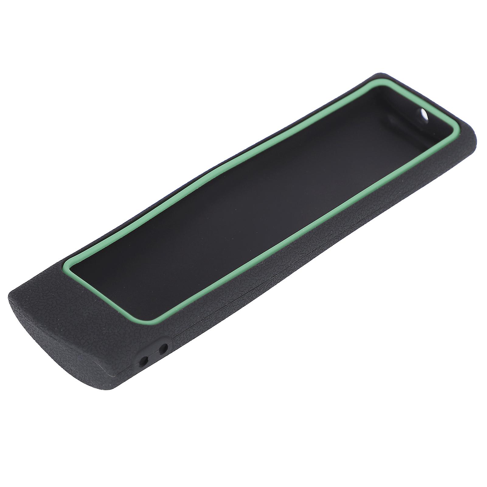 Tv Remote Controller Protective Case Silicone Anti-slip Protector For Lg Akb Rml1162black+fluorescent Green