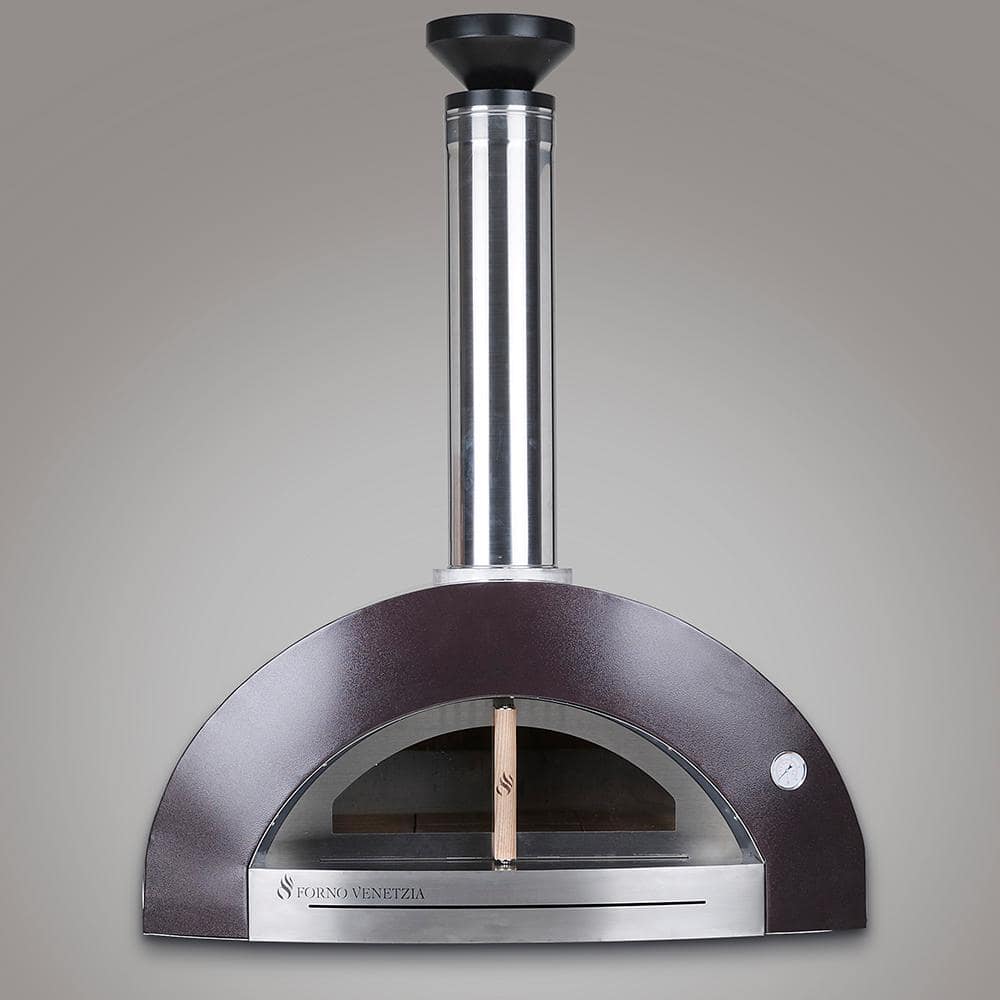 FORNO VENETZIA Bellagio 32 in. x 36 in. Wood Burning Counter Top Oven in Copper FVBEL200C