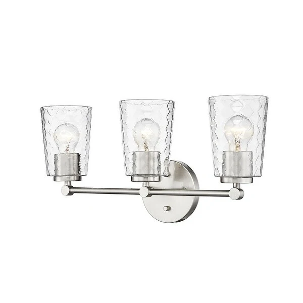 Millennium Lighting Ashli 2 Light Vanity Light with Clear Honeycomb Glass Shades