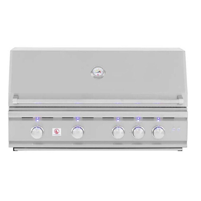 Summerset TRL 38-Inch 4-Burner Built-In Natural Gas Grill With Rotisserie