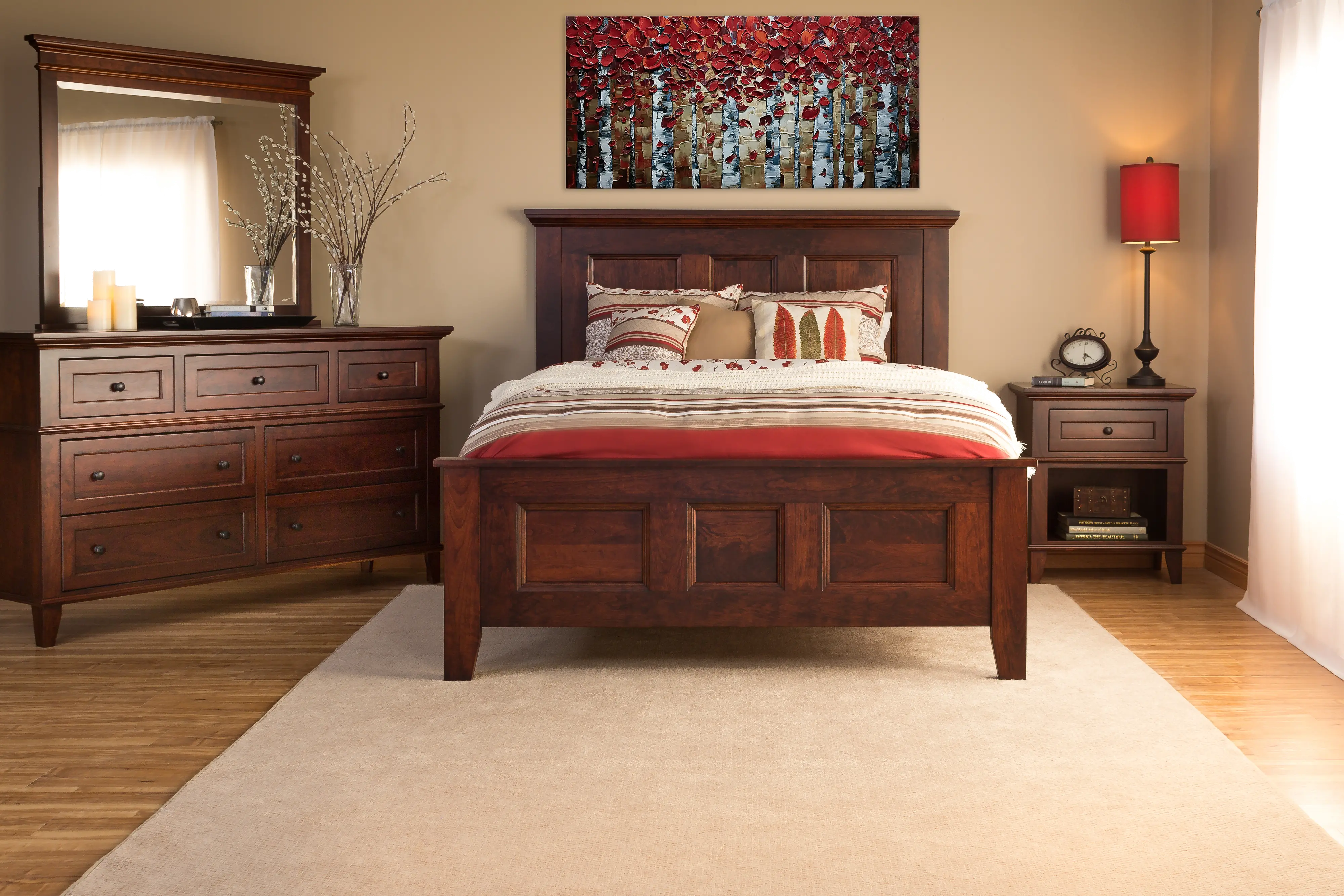 Brentwood Brown Queen Bed