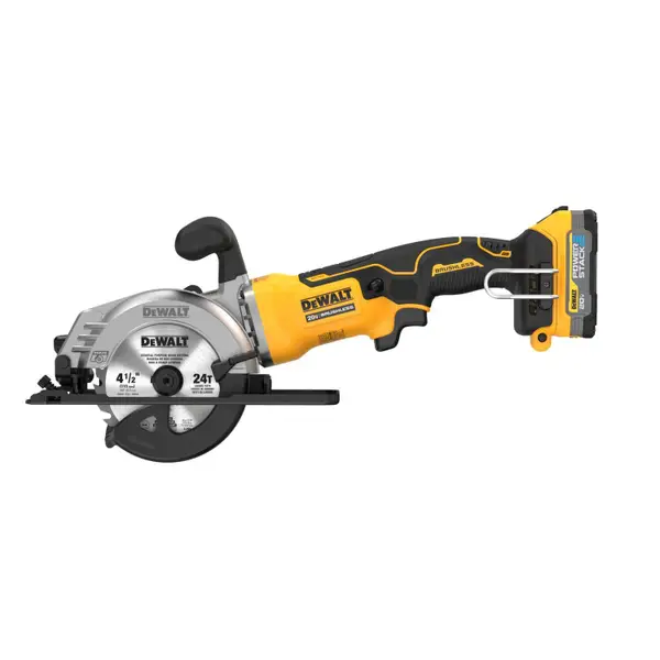 DEWALT ATOMIC 20V MAX* Brushless 4-1/2 Cordless Circular Saw with POWERSTACK Battery