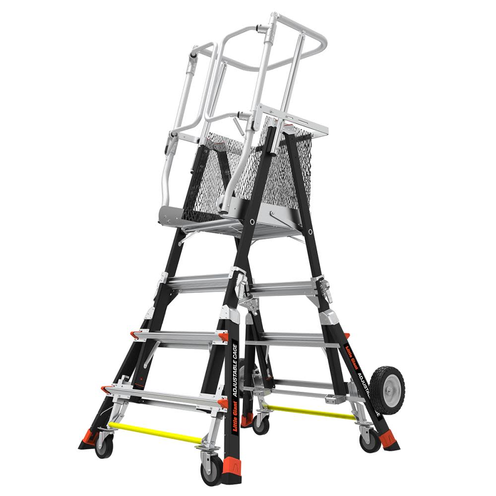 Cage Model 3 Ft. to 5 Ft. IAA FG w/ All Terrain Wheels and Wheel Lift