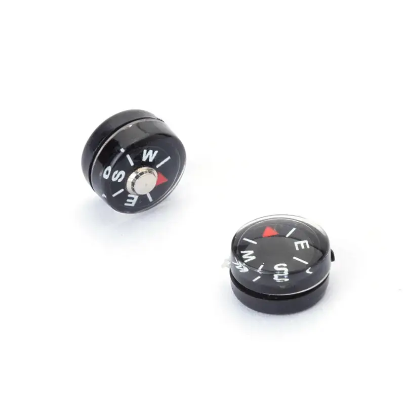 Wholesale  9.6mm mini compass Pocket Compass outdoor Portable compass