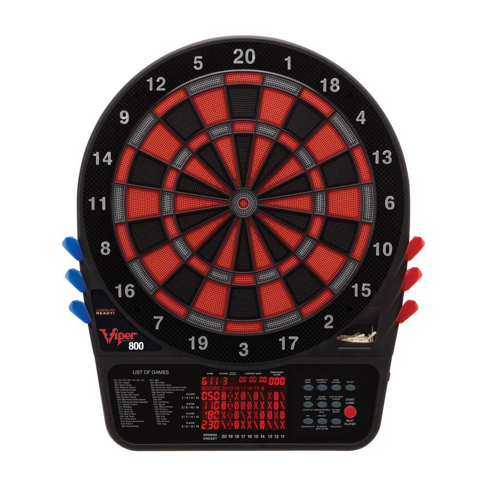 Viper 800 Electronic 15.5 in. Dartboard with Darts and Accessories 42-1034