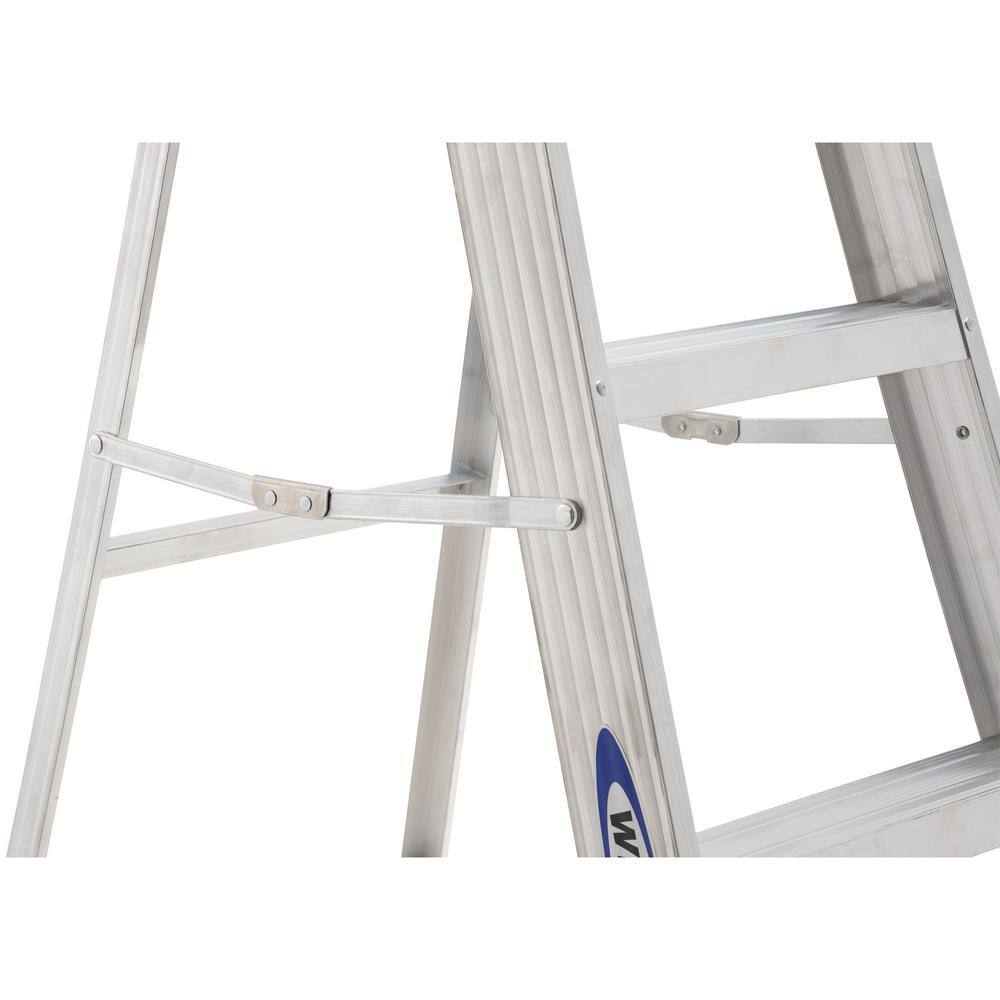 Werner 6 ft. Aluminum Step Ladder with 250 lb. Load Capacity Type I Duty Rating 366