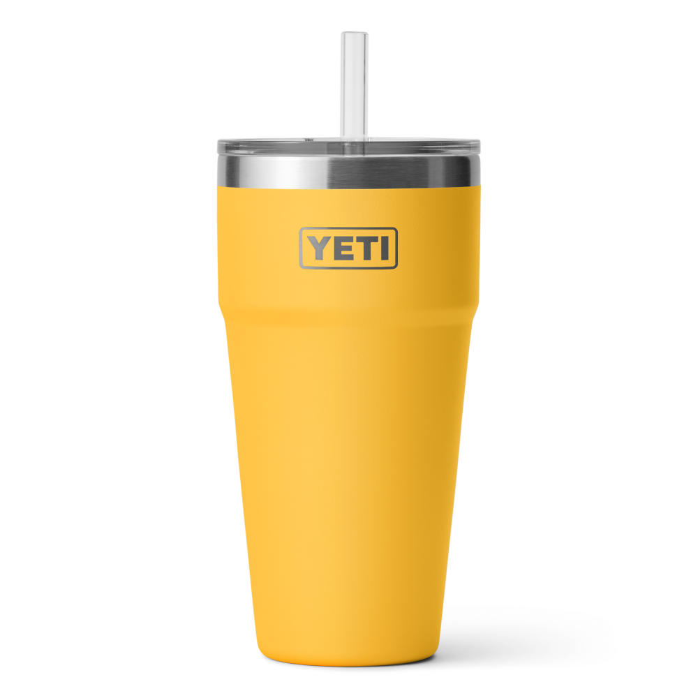 Yeti Rambler 26oz Stackable Cup with Straw Lid Alpine Yellow