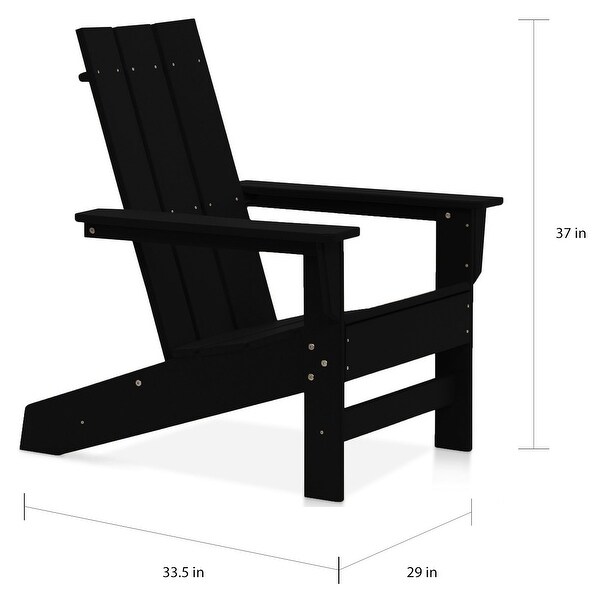 Hawkesbury Recycled Plastic Modern Adirondack Chair by Havenside Home