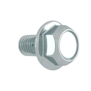 Everbilt M6-1.0 x 12 mm Zinc-Plated Steel Flange Bolt (2 per Bag) 802528