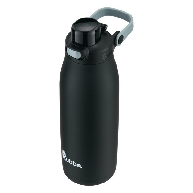 Bubba 32oz Radiant Push Button Water Bottle With Straw Rubberized Stainless Steel Licorice