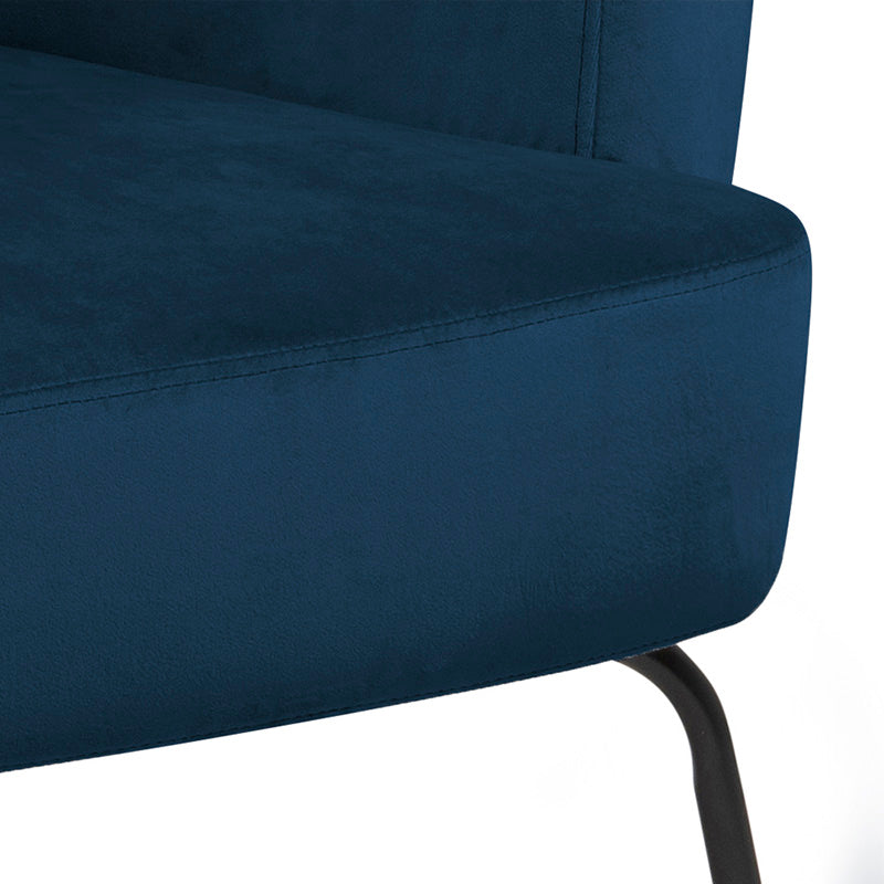 MONROE Lounge Chair - Navy Blue