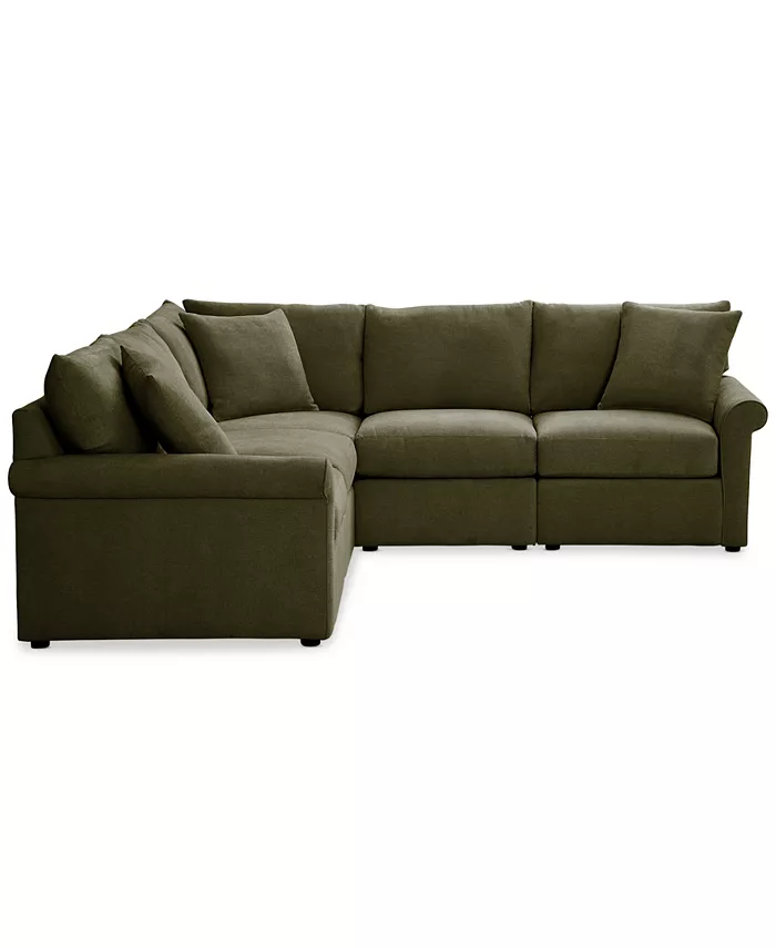 Furniture Wrenley 102 5-Pc. L-Shape Modular Sectional Sofa