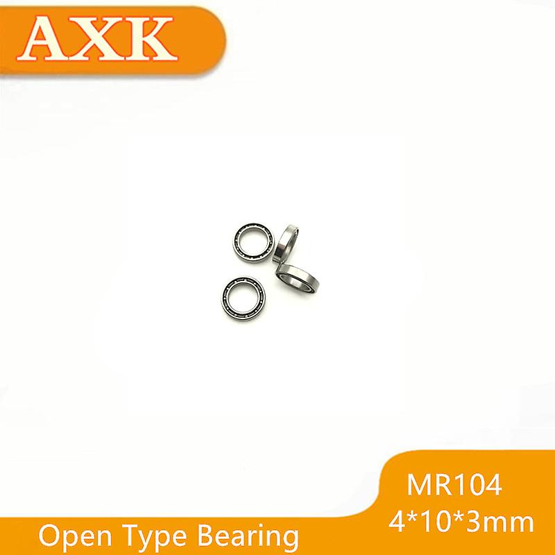 Rolamentos Axk Mr104 Open Bearings 10 Piece/lot Miniature Bearing Abec-3 L-1040 Bc4-10 4*10*3 Mm For Rc Hobby And Industry