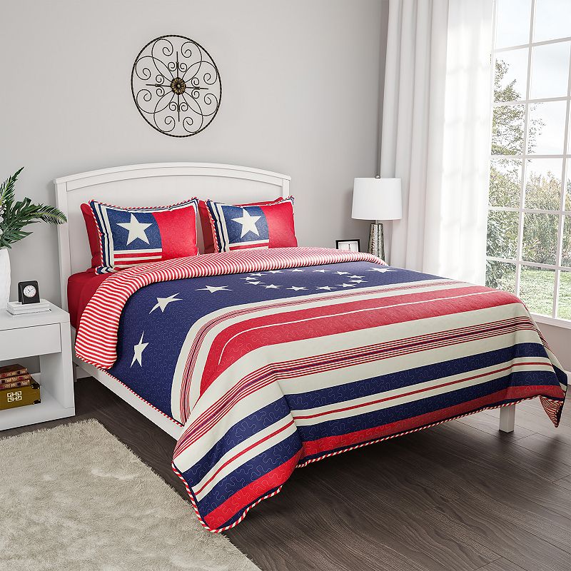 Portsmouth Home Americana Quilt Set