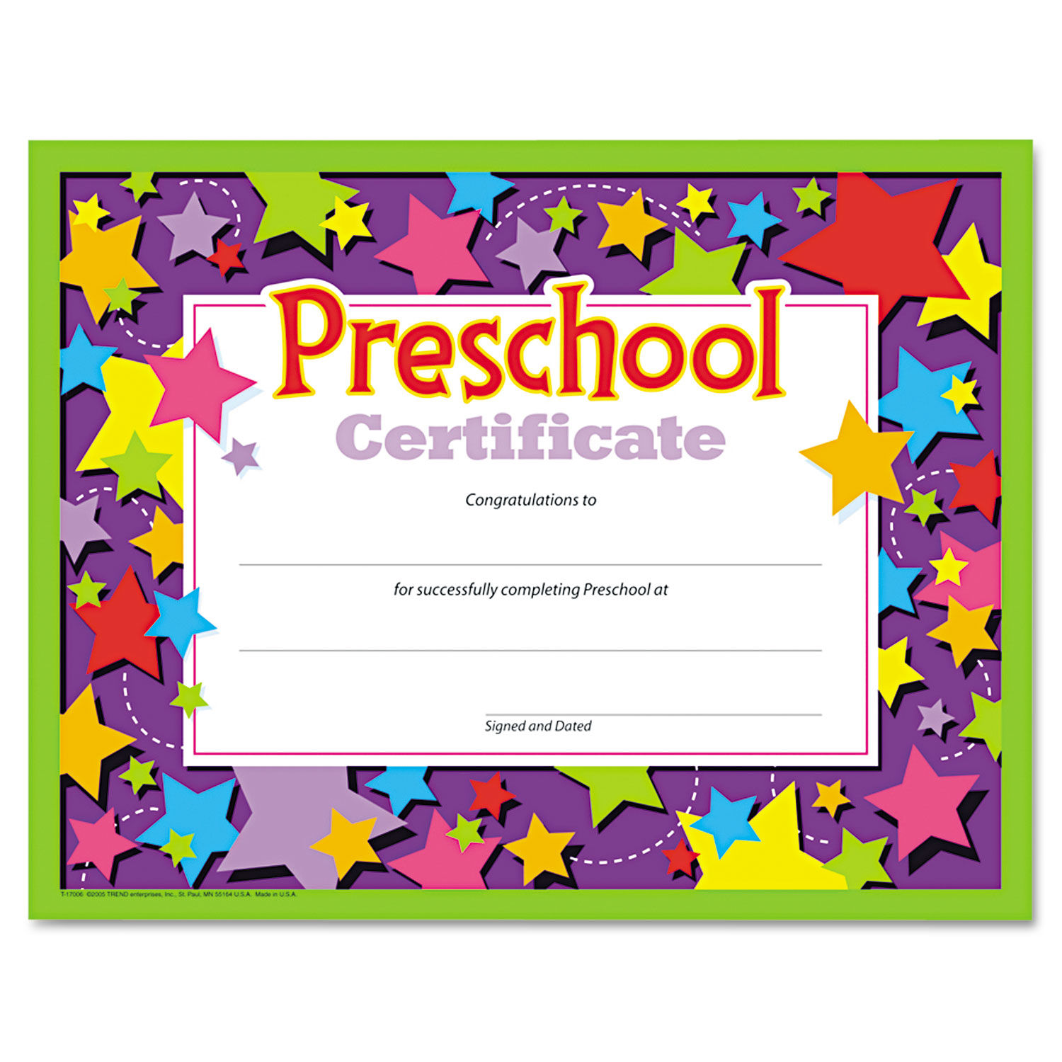 Colorful Classic Certificates by TRENDandreg; TEPT17006