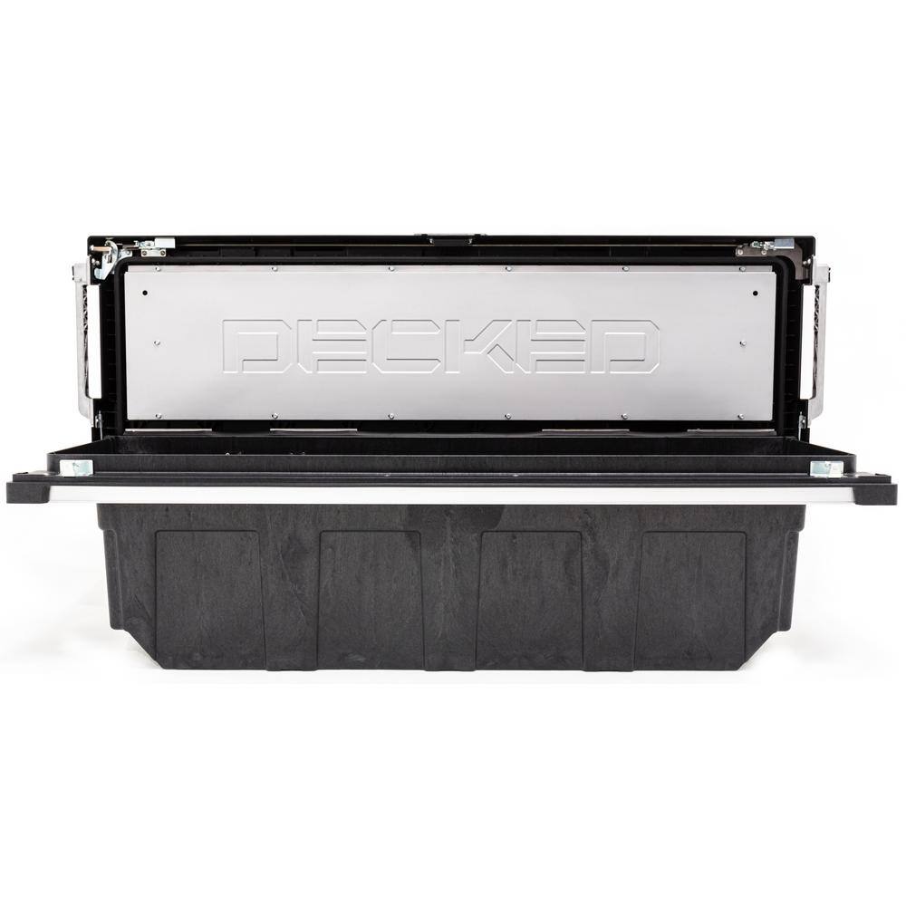 DECKED 72.54 in. Matte Black HDP Full-Size Crossover Pickup Truck Tool Box with 20 in. Deep Tub Lifetime Warranty TBFD