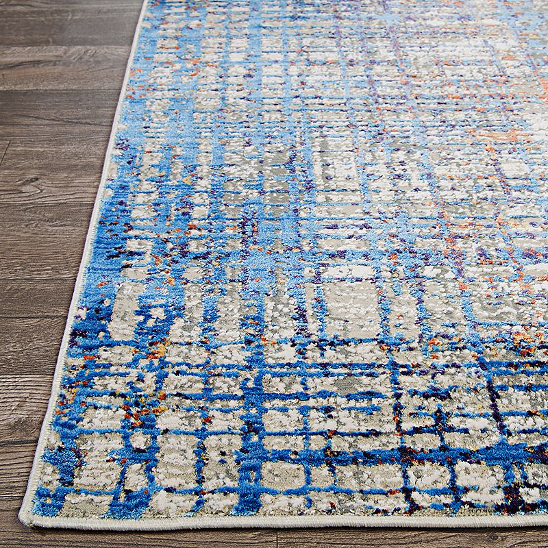 Couristan Vibrata Grasscloth Multi-Pastels Area Rug