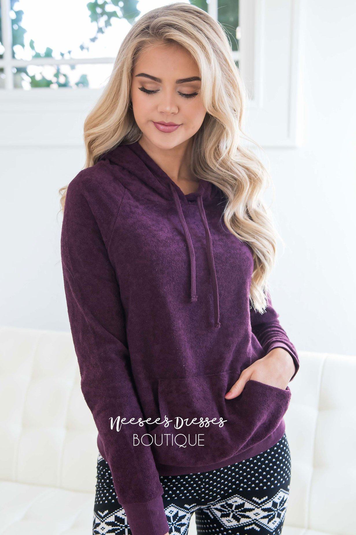 Soft Fuzzy Lightweight Hoodie