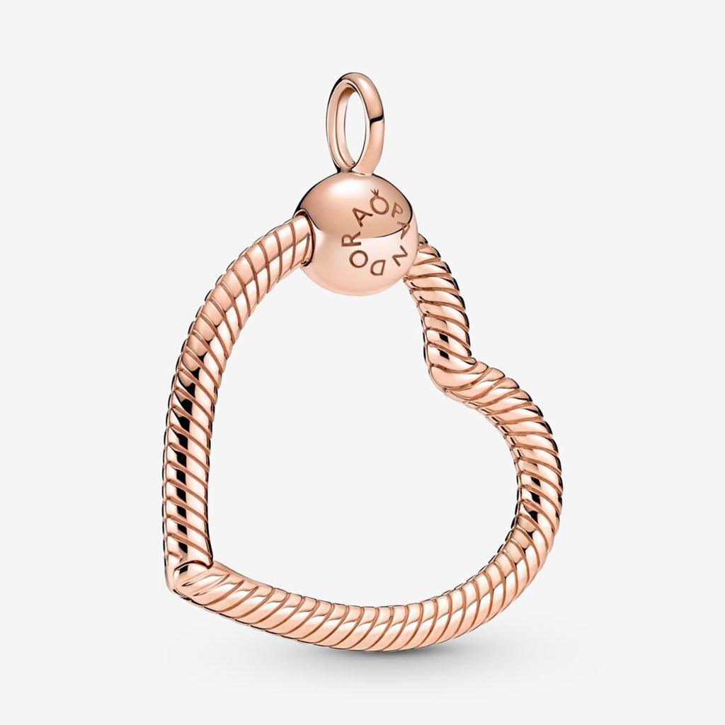 PANDORA  Pandora Moments Heart Charm Pendant in Rose Gold