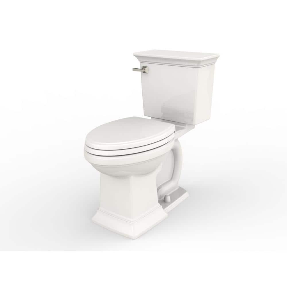 American Standard Town Square S 2Piece 128 GPF Single Flush Elongated Toilet in White