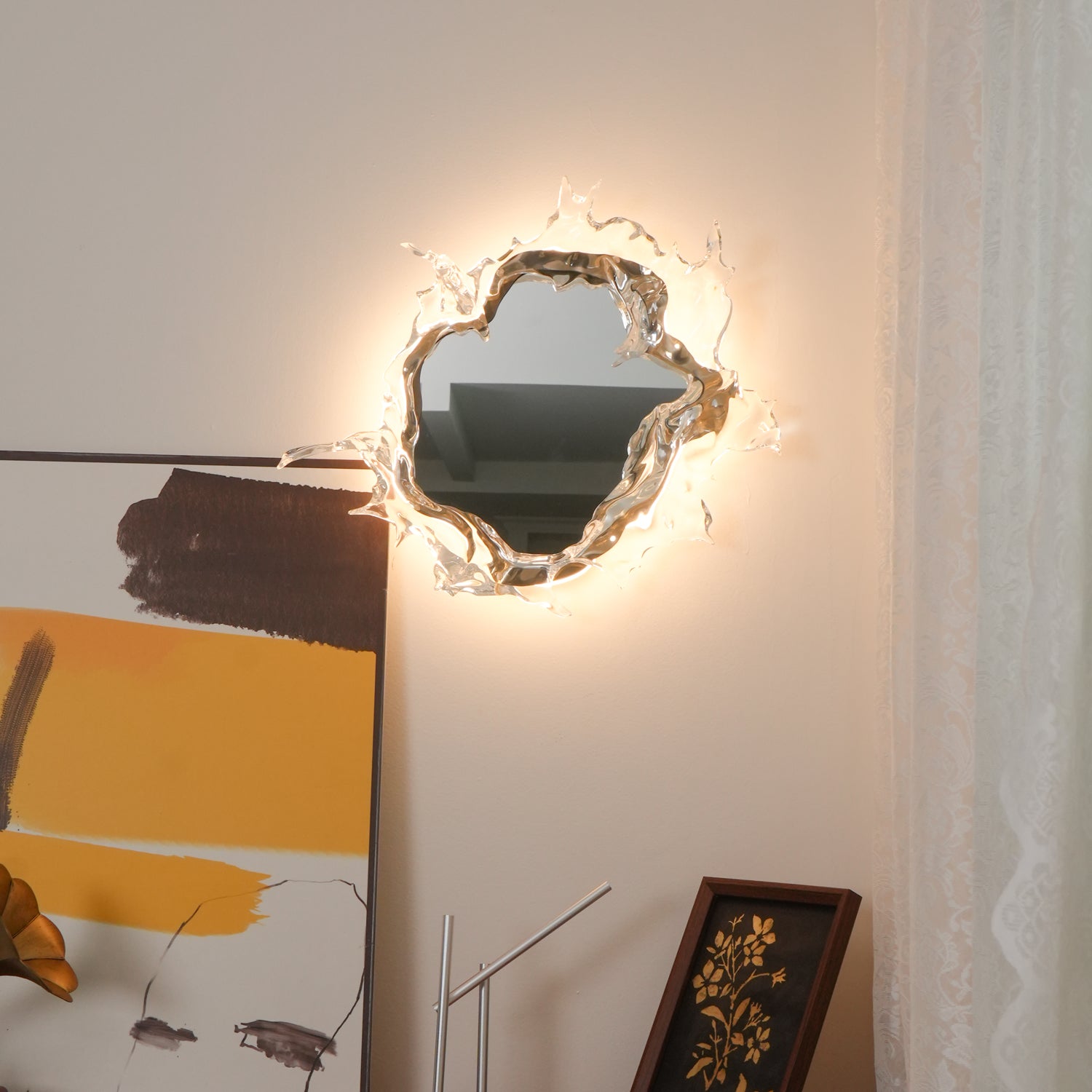 Water Drop Mirror Wall Lamp