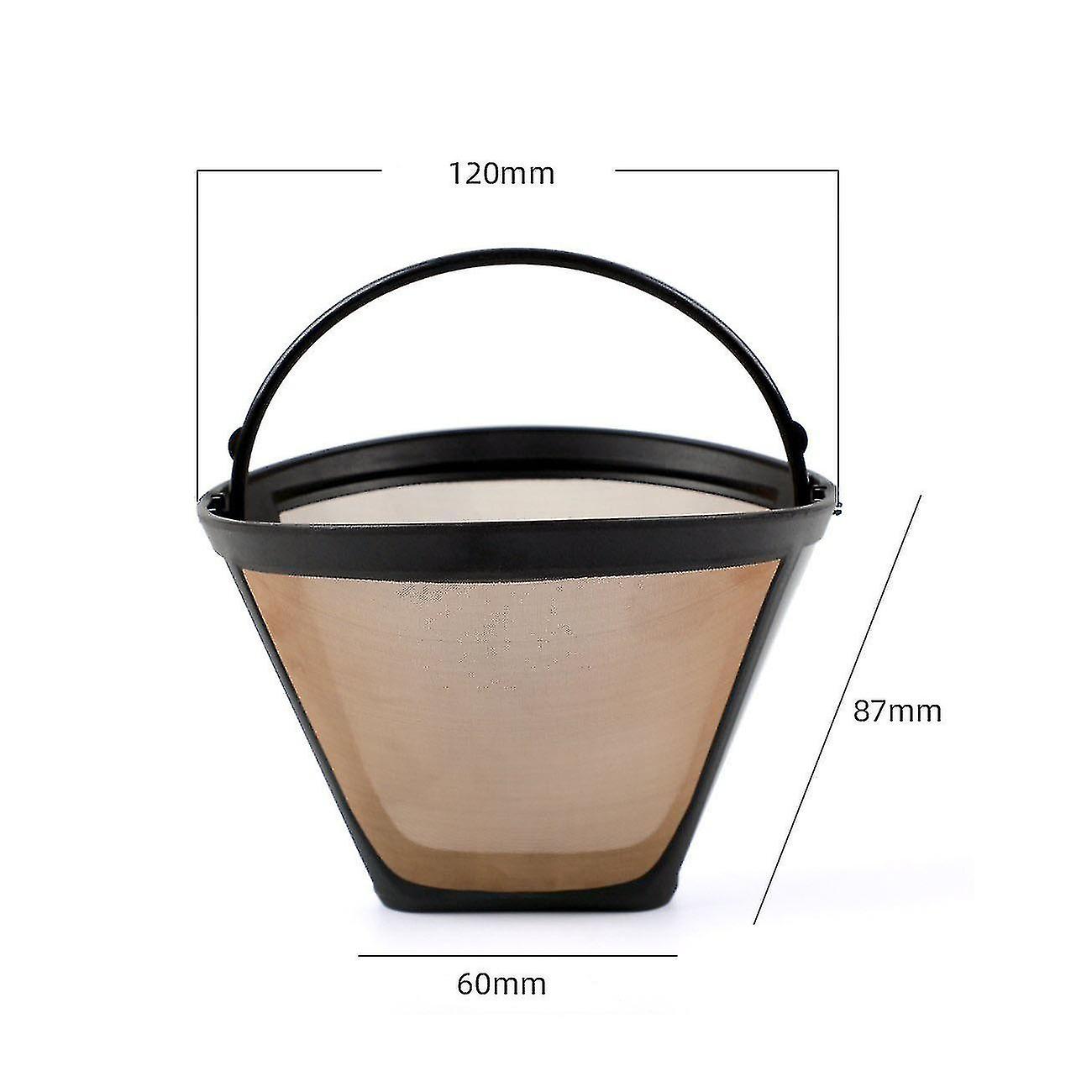 Permanent Coffee Filter 2pcs Reusable Coffee Filter Permanent Filter For Coffee Machine For Making Manual Coffee