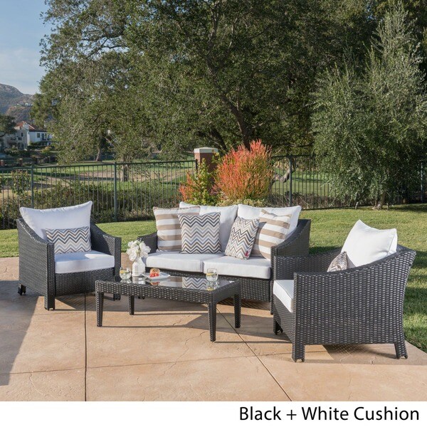 Oliver and James Moses 4piece Outdoor Chat Set