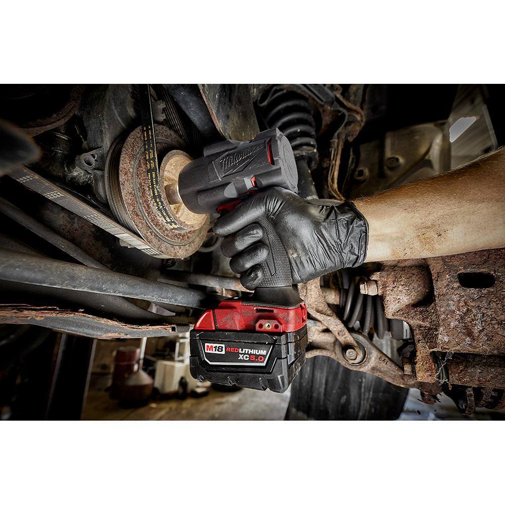 MW M18 FUEL 18V Lithium-Ion Brushless Cordless Deep Cut Band Saw with M18 FUEL 12 in. Impact Wrench 2729-20-2962-20