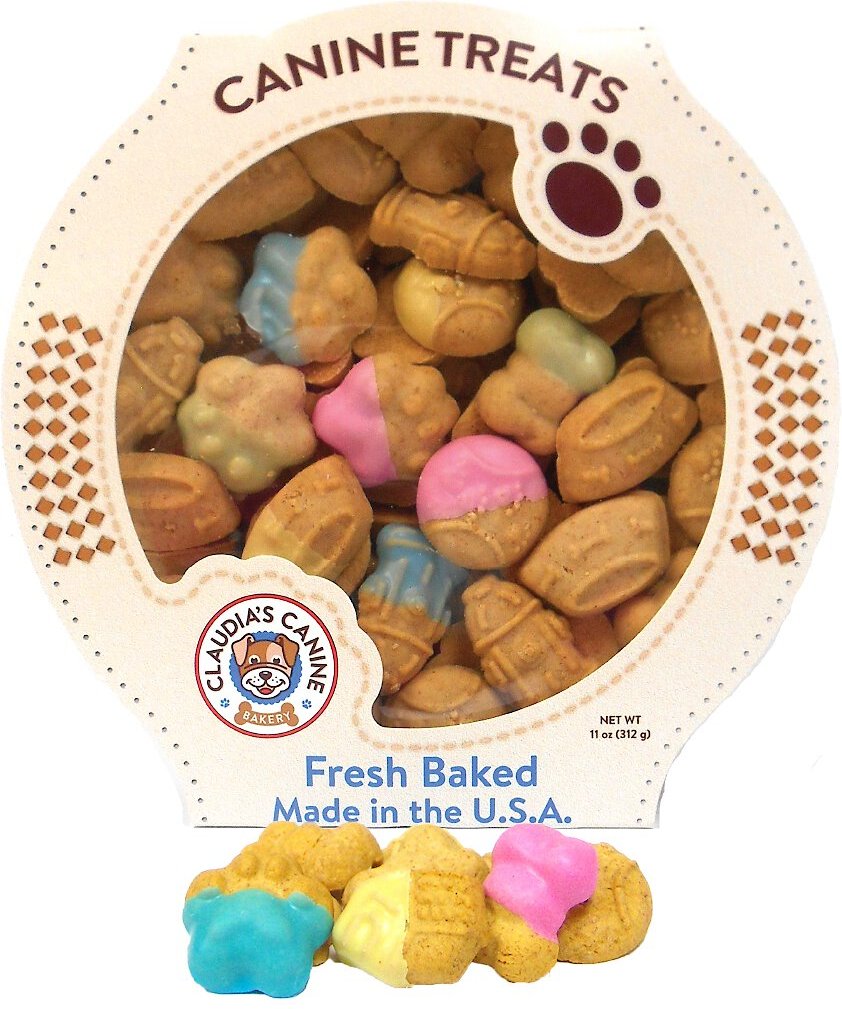 Claudia's Canine Bakery K-9's Favorite Things Peanut Butter Baked Dog Treats