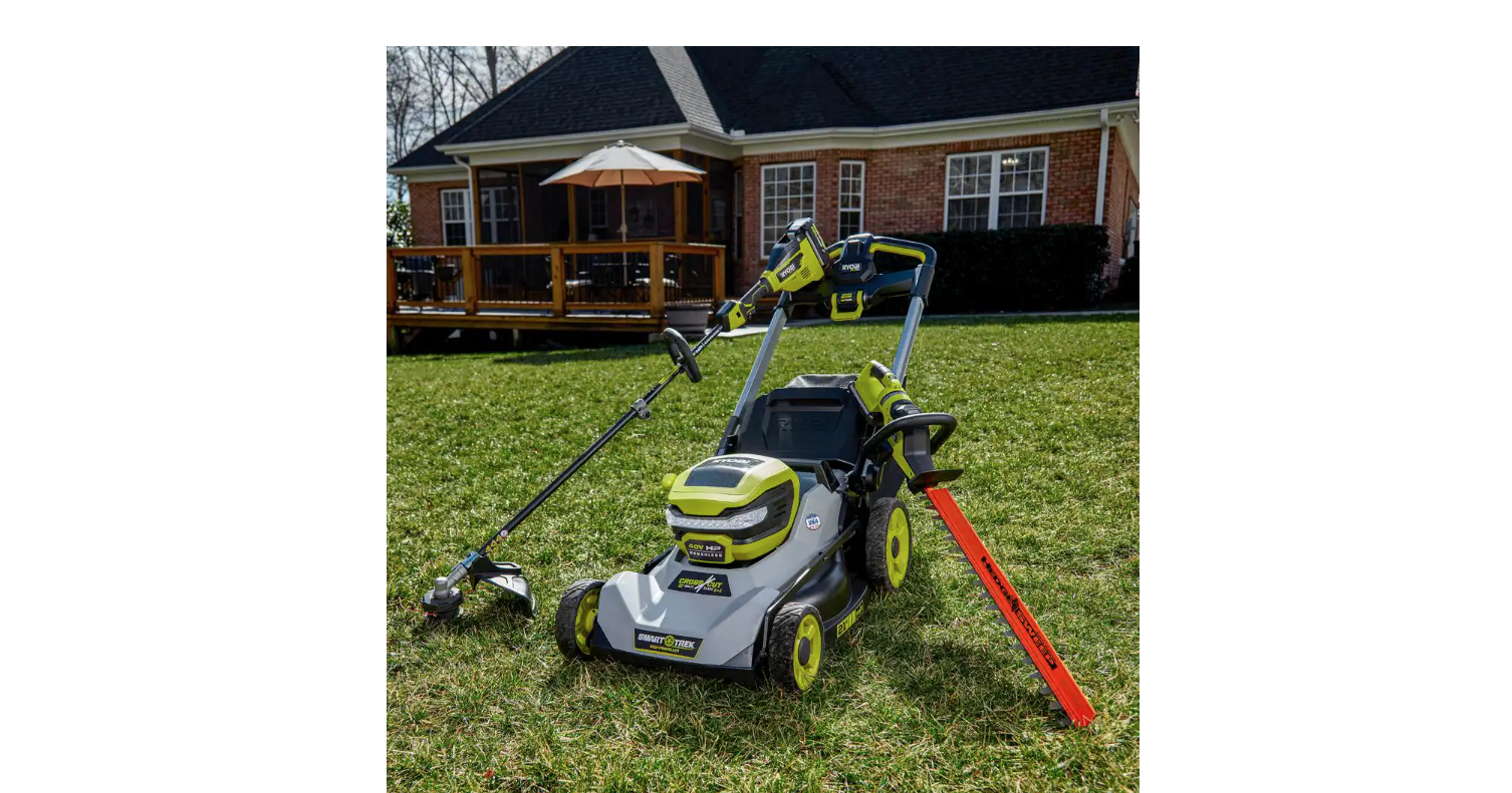 RYOBI RY40209BTLVNM 40V HP Brushless 15 in. Cordless Carbon Fiber Shaft Attachment Capable String Trimmer (Tool Only)