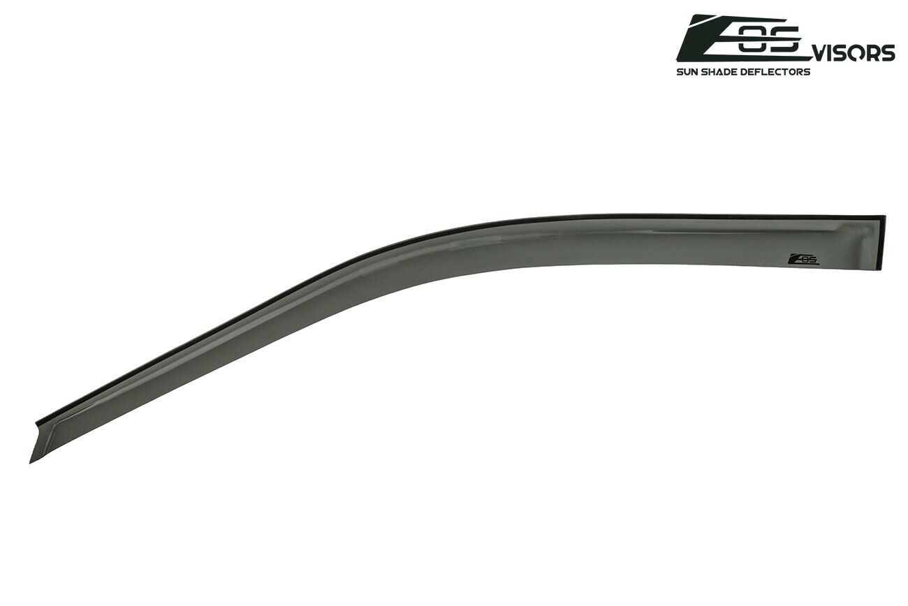 Extreme Online Store For 1996-2000 Honda Civic Coupe and Hatchback Models | EOS Visors Tape-On Style JDM Smoke Tinted Side Window Deflectors Rain Guard Hatch EM1 EK9 SI