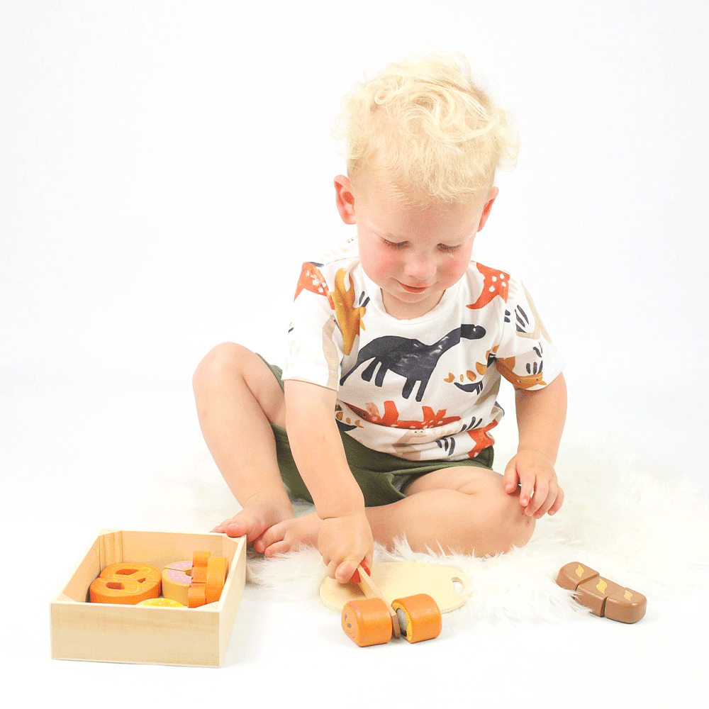 Bigjigs Toys - Cutting Bread and Pastries Crate