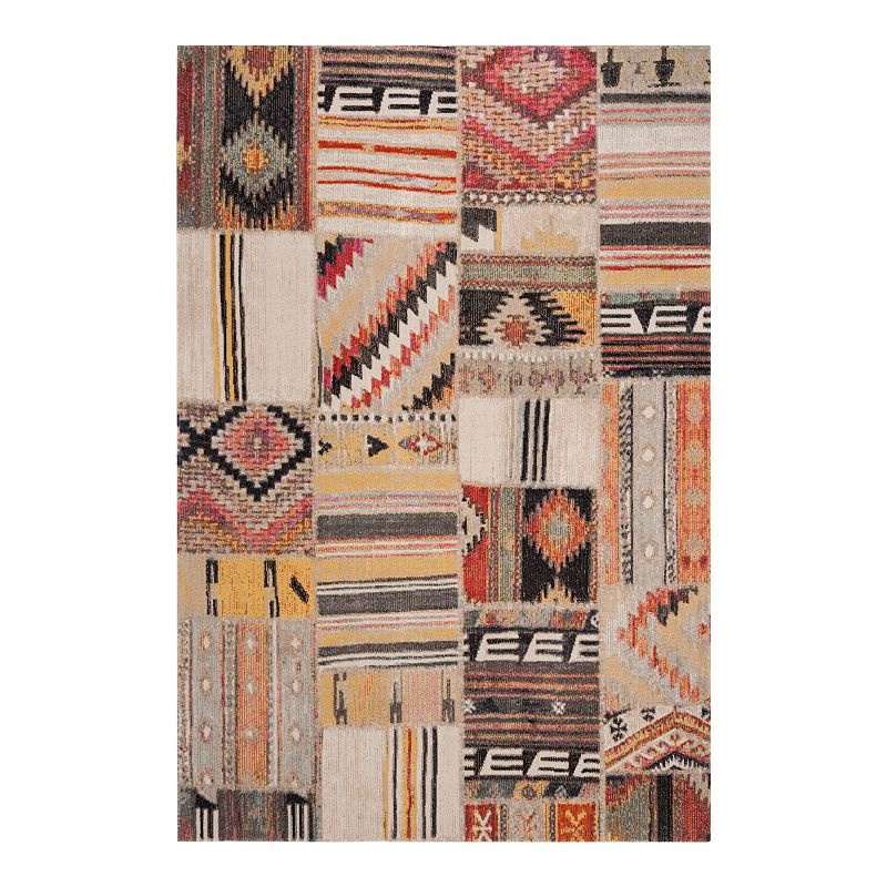 Safavieh Taupe/Multi Montage Leyla Rug