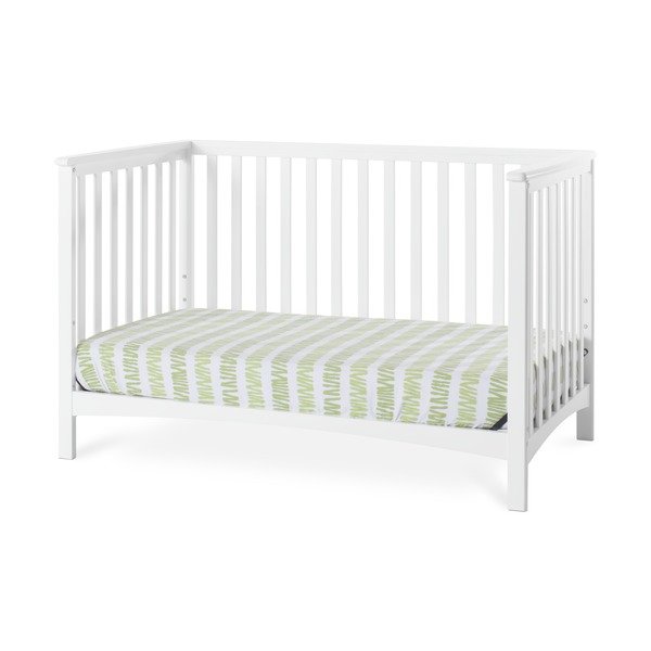 Forever Eclectic London 4-in-1 Convertible Baby Crib, Matte White