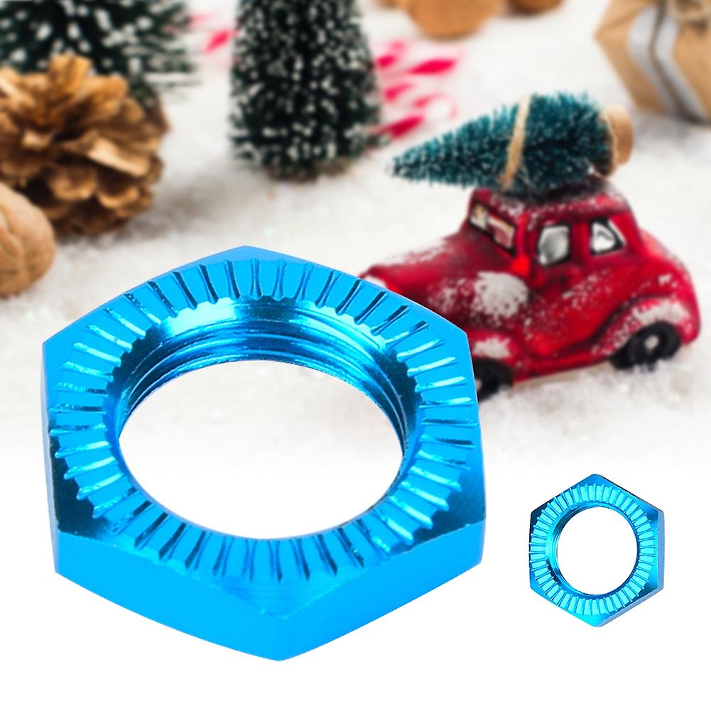 Aluminum Alloy  M12 Wheel Nuts 17mm Spanner For 1/8 Rc Car Accessory (blue)