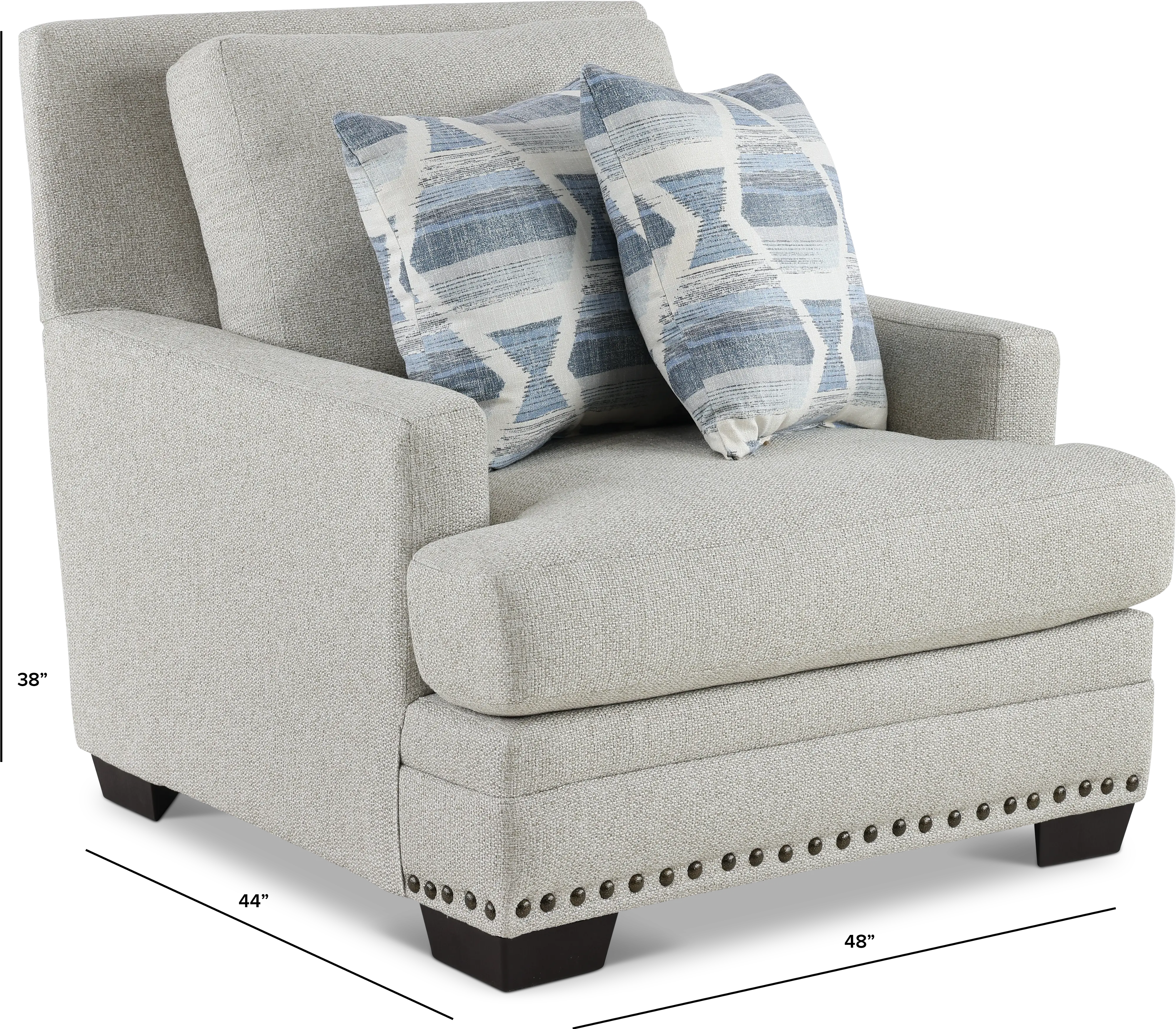 Modern Farmhouse Gray Chair