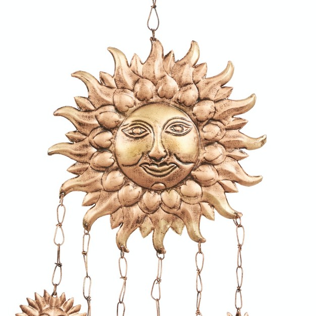 Iron Eclectic Sun Windchime Gold Olivia amp May