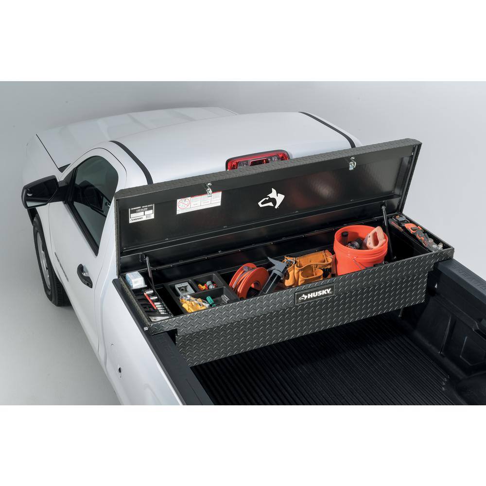 Husky 71 in. Graphite Aluminum Full Size Low Profile Crossover Truck Tool Box 102101-65-01