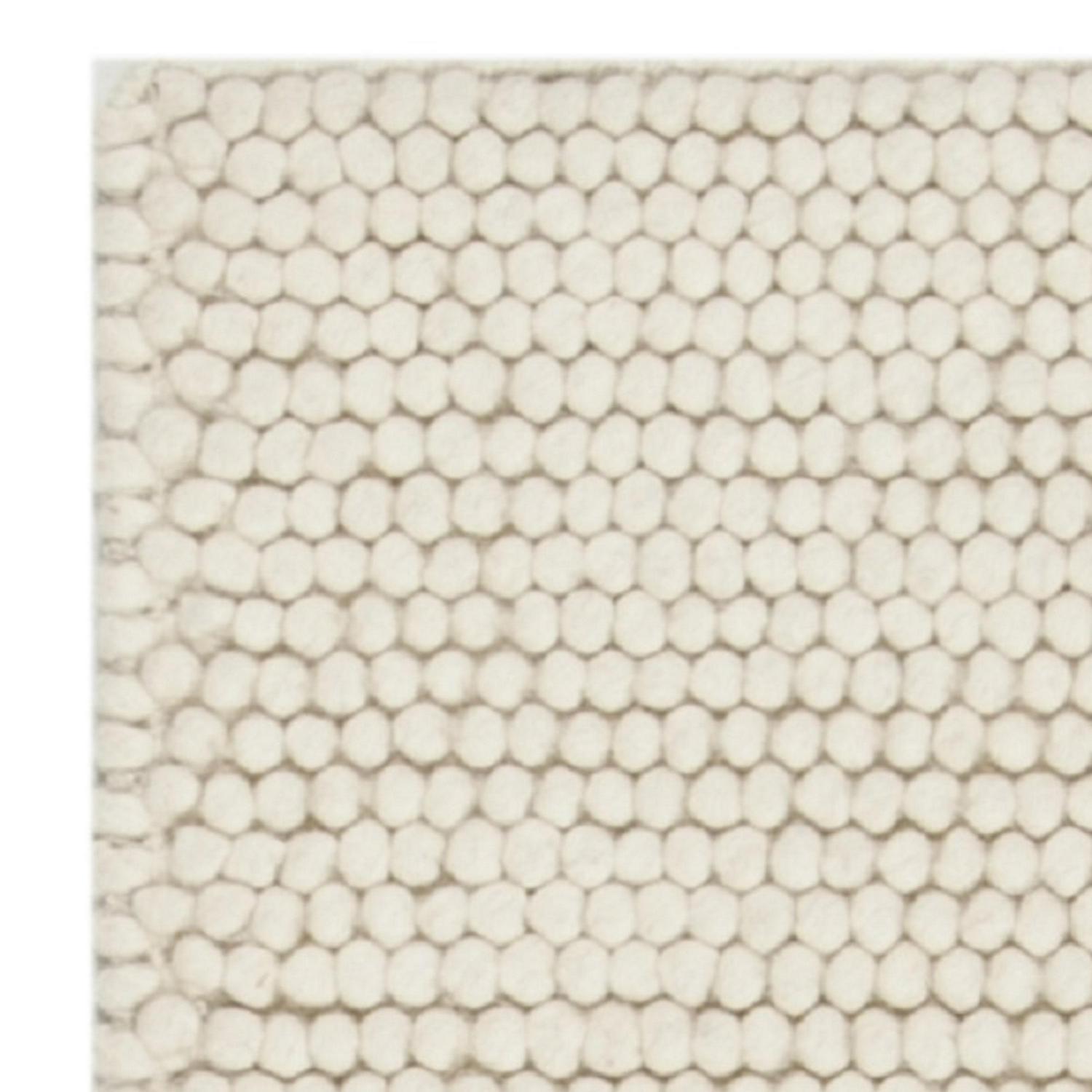 SAFAVIEH Natura Feride Solid Braided Wool Area Rug， Ivory， 6and#8242; x 9and#8242;